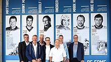 Der neue Platz der Schwenninger Legenden in der Helios-Arena.