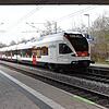 Ein Seehas-Zug am Haltepunkt Konstanz-Fürstenberg: Am Montag, 27. März, ist wegen des bundesweiten Streiks nicht damit zu rechnen, dass ...