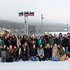 Die drei achten Klassen der Blumberger Realschule nutzen die letzte Möglichkeit, sich auf der Eisbahn zu vergnügen.