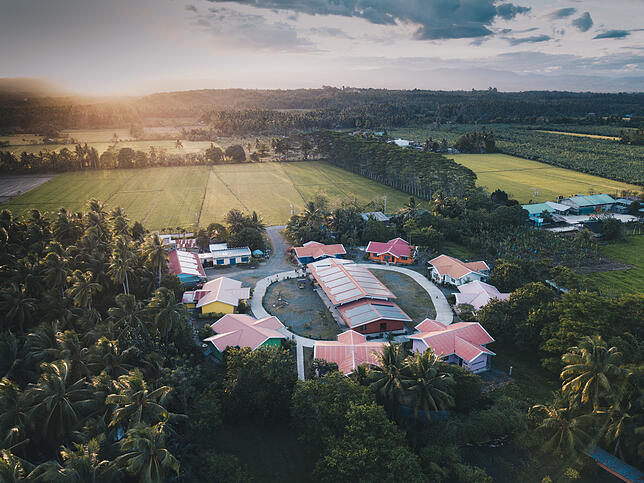 Acht Häuser umfasst das Kinderdorf auf der philippinischen Insel Mindanao.