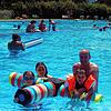 Familie Bindert aus Schmitzingen gehörte zu den zahlreichen Gästen in diesem Sommer, die im Freibad Waldshut Abkühlung und Erholung ...