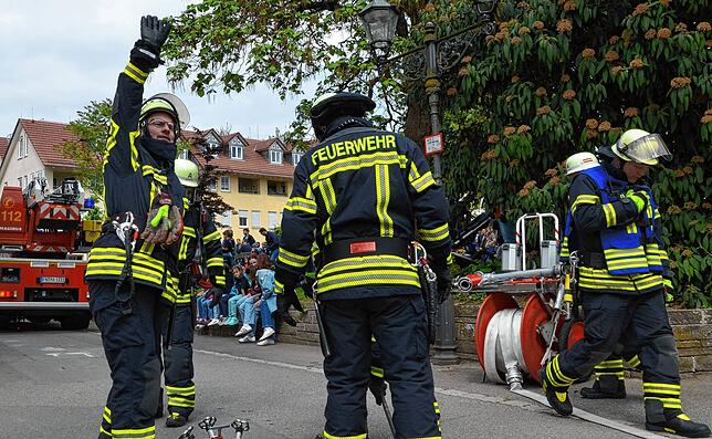 Bild 22: Hier sind die besten Bilder der Jahreshauptübung der Freiwilligen Feuerwehr Markdorf – Teil 2