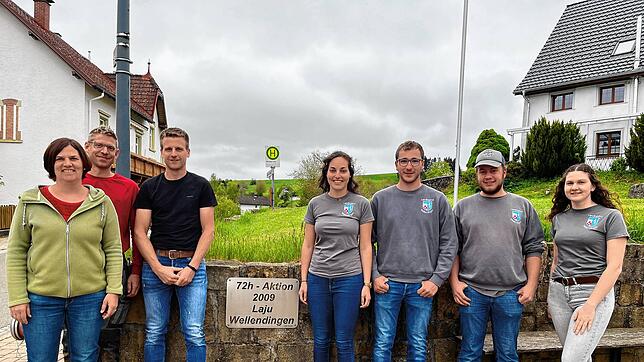 Katharina Dombick, Benjamin Kromer, Manuel Nägele, Marie Göhring, Lorenz Bernhart, Julian Gampp und Angelina Dietsche (von links) mögen ...