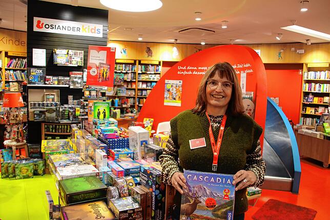 Gabi Roth, Mitarbeiter der Buchhandlung Osiander.
