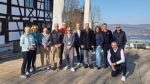 Freuen sich über den Neustart (von links): Ellen Lehen, Ingrid Silberhorn, Anett Königer, Markus Gollrad, Florian Rump, Birgit Gregg, ...