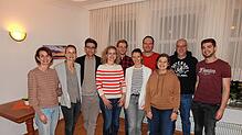 Der Tennis-Vorstand wurde in der Hauptversammlung neu gewählt. Von links: Michaela Wegner, Alexandra Stern, Thomas Tröster, Corina ...