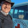 Christoph Dennenmoser bei einem Einsatz für das Rote Kreuz in Liberia. Er war dort 2014 während der Ebola-Epidemie.