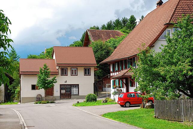 Eine Ortsansicht von Geißlingen.