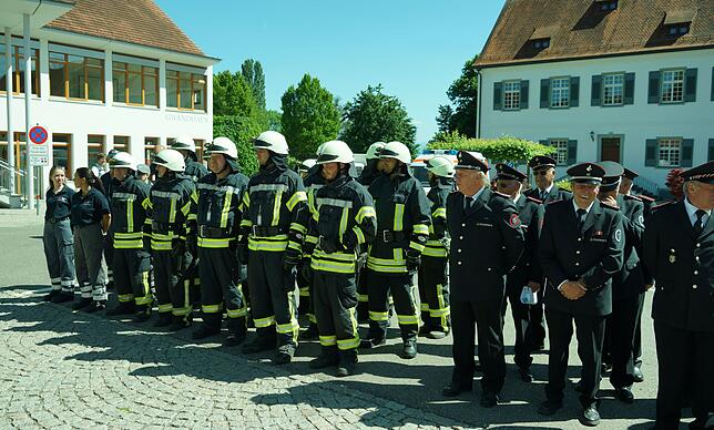 Aufstellung: Wichtig für den Einsatzleiter, um die Mannschaftsstärke festzustellen.