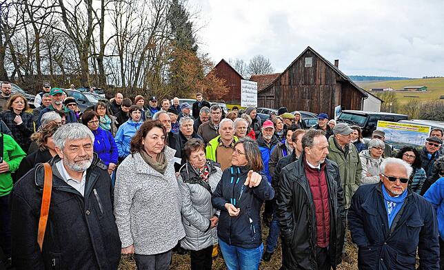 Im März 2018, wenige Tage nach der Rodung auf der Länge, kommt der Petitionsausschuss des Stuttgarter Landtags vor Ort, um sich ein Bild ...
