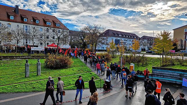 Bild 16: Bilder vom  IG-Metall-Protest für mehr Lohn
