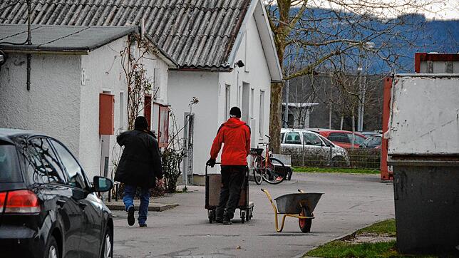 Die Gemeinschaftsunterkunft für Geflüchtete in der Schildgasse in Rheinfelden im Jahr 2016.