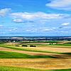 Der weite Blick Richtung Norden über die Baar bietet sich beim Fürstenberg.