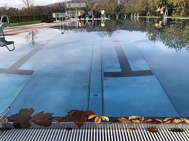 Bild 5: Wir nehmen Sie mit auf einen Rundgang über die Baustelle im Freibad Tiengen