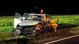 Am Donnerstagabend kam es auf der K7768 zu einem schweren Unfall.