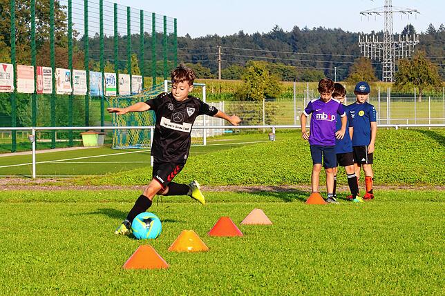 Bild 18: Auch die Jugendfußballer starten in die Saison. Wir haben Bilder vom E-Jugendtraining des SV Allensbach!