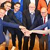 Vorne von links: Stefan Keil (Orsingen-Nenzingen), Alois Fritschi (Eigeltingen), Florian Zindeler (Hohenfels), Christoph Stolz ...