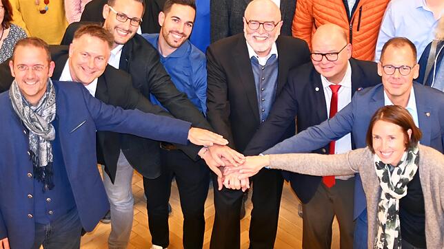 Vorne von links: Stefan Keil (Orsingen-Nenzingen), Alois Fritschi (Eigeltingen), Florian Zindeler (Hohenfels), Christoph Stolz ...