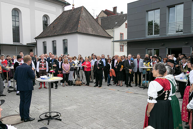 Bild 18: Bilder vom Sektempfang zum Beginn der 551. Waldshuter Chilbi