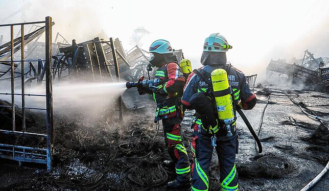 Insgesamt waren 750 Rettungskräfte an dem Einsatz im Jahr 2022 beteiligt.