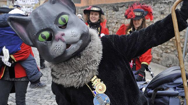Noch top-geheim: Darf der Kater Miau erstmalig vor beginn der Villinger Fasnet aus dem Turm? Villingens Katzenmusik feiert am Samstag, ...