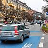 Fahradstrasse an der Petershausener Strasse und Jahnstrasse und Moltkestraße in Konstanz 2021 Bild: Oliver Hanser
