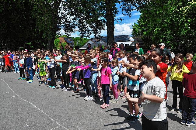 Bild 27: Bilder vom Sponsorenlauf der Grundschule Leimbach