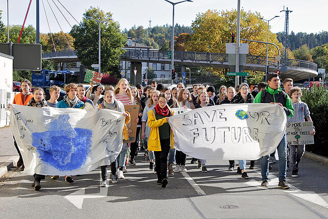 Bild 3: Impressionen von der Fridays for Future-Demo in Villingen