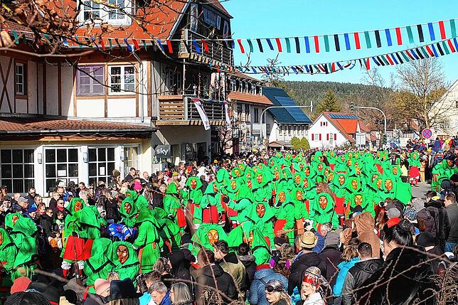 Bild 21: Großer Jubiläumsumzug der Narren in Niedereschach – Teil 1