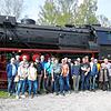 Die Eisenbahnfreunde aus Zittau und Villingen informieren sich im Betriebswerk Rottweil der Eisenbahnfreunde Zollernbahn über ...