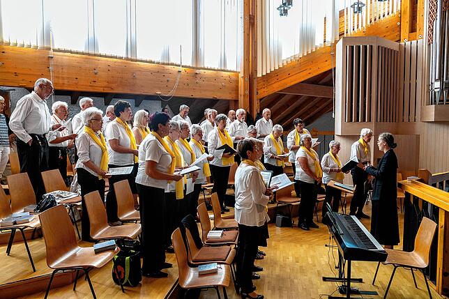 Der Kirchenchor Brigachtal.