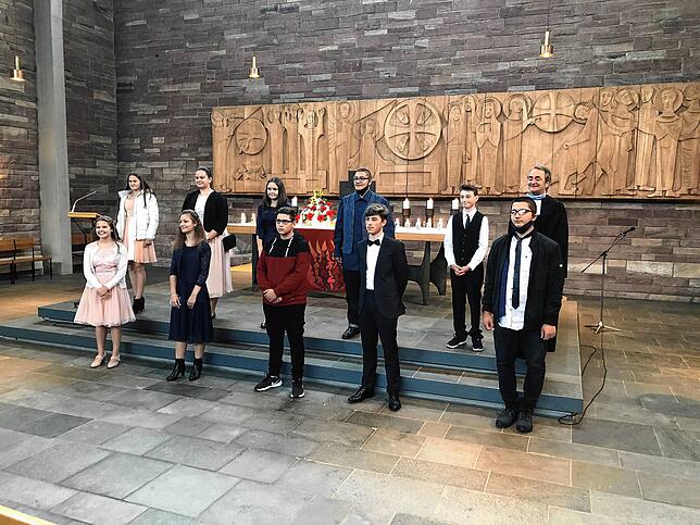 Konfirmation in der Villinger Markuskirche.