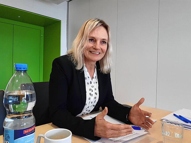 Sandra Adams, Pressesprecherin des Schwarzwald-Baar-Klinikums. Unser Bild entstand am 18. Februar 2020.