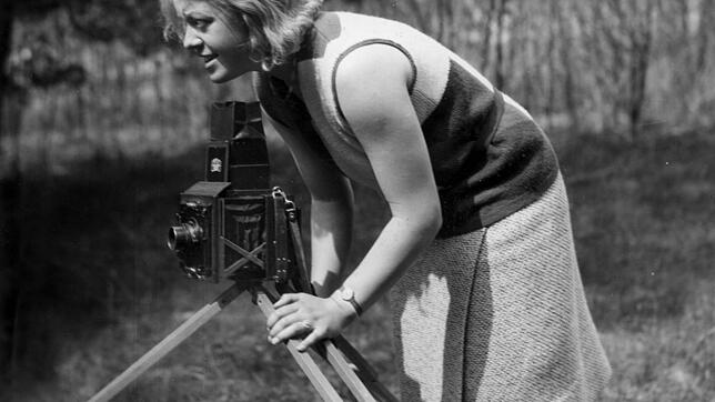Fotografin Lotte Eckener 1928/29 in Berlin.  Bild: Archiv Dorothea Cremer-Schacht