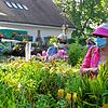 Eröffnung der Gartenmesse Diga: Auf der diesjährigen Gartenmesse auf Schloss Beuggen galten strenge Hygieneregeln: Auf dem Gelände ...