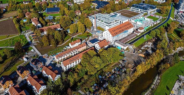Auf dem Gelände der ehemaligen Erba findet ab Freitag die LGS Wangen statt.
