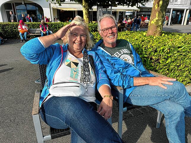 Andrea und Josef Gober sind die gemäßigten Temperaturen lieber als Hitze.