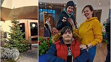 Armand (vorne) und Jan Luca, betreut von der Pädagogin Nora Gülland, werden das Weihnachtsfest im Internat feiern. Das Föhrenbühler Haus ...