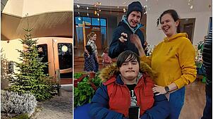 Armand (vorne) und Jan Luca, betreut von der Pädagogin Nora Gülland, werden das Weihnachtsfest im Internat feiern. Das Föhrenbühler Haus ...