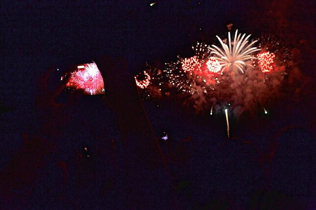 Bild 27: Bilder vom Feuerwerk beim Seehasenfest