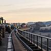 Die Autobahn A81 ist in den frühen Morgenstunden des 30. Januar bei Sulz am Neckar blockiert. Das Foto stammt von Demo-Teilnehmer Markus ...