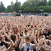 Was für eine Stimmung: Tausende Besucher feierten beim Campus-Festival im Bodenseestadion.