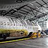 Seit 2017 lagert die Landshut in einem Hangar am Flughafen in Friedrichshafen.