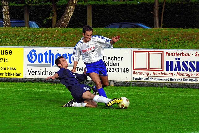 Bild 14: Schnappschüsse aus der letzten Landesliga-Saison des VfR Rheinfelden