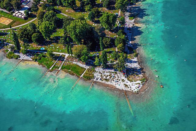 Bild 9: Voll, voller, Bodensee: Spektakuläre Luftaufnahmen zeigen, wie es am Wochenende auf dem Wasser zuging