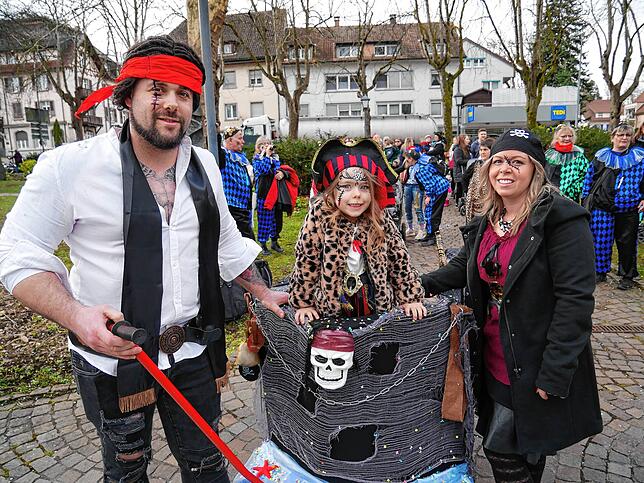 Das Thema Piraten geht bei jeder Fasnacht.