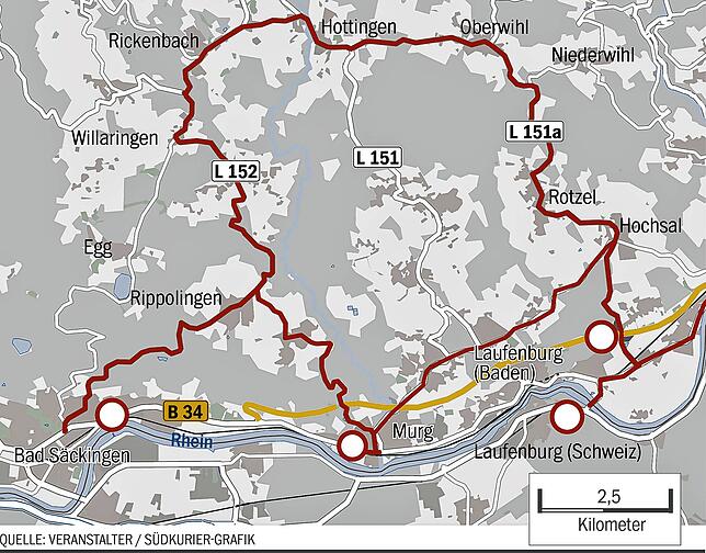 Bild 2: Slowup Hochrhein: Alle Informationen rund um den autofreien Sonntag auf einen Blick