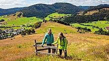Bild : Wandern Sie auf die höchsten Berge rund um das Bernauer Hochtal