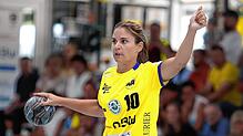 Die Allensbacherin Tabea Maier beim Spiel gegen den TV Nellingen am 12. September.
