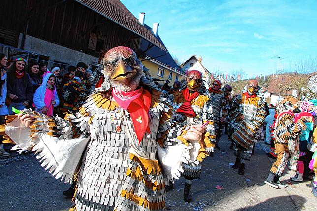 Bild 21: Kleggau-Narrentreffen: Tausende Narren begeistert vom Umzug - Bilder